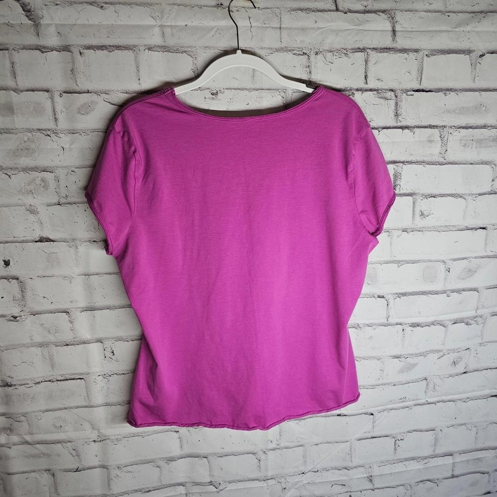Fuschia Short Sleeve Graphic Tee - Picture 3 of 6